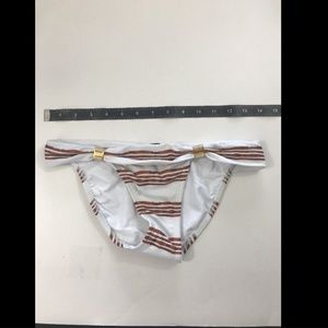 NEW ViX Oasis Striped‎ Detail Bottom Bikini [SZ XS]